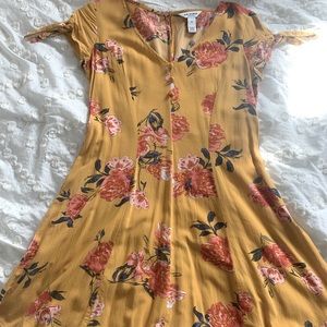 Yellow Arizona Jeans Dress-(EUC)XS